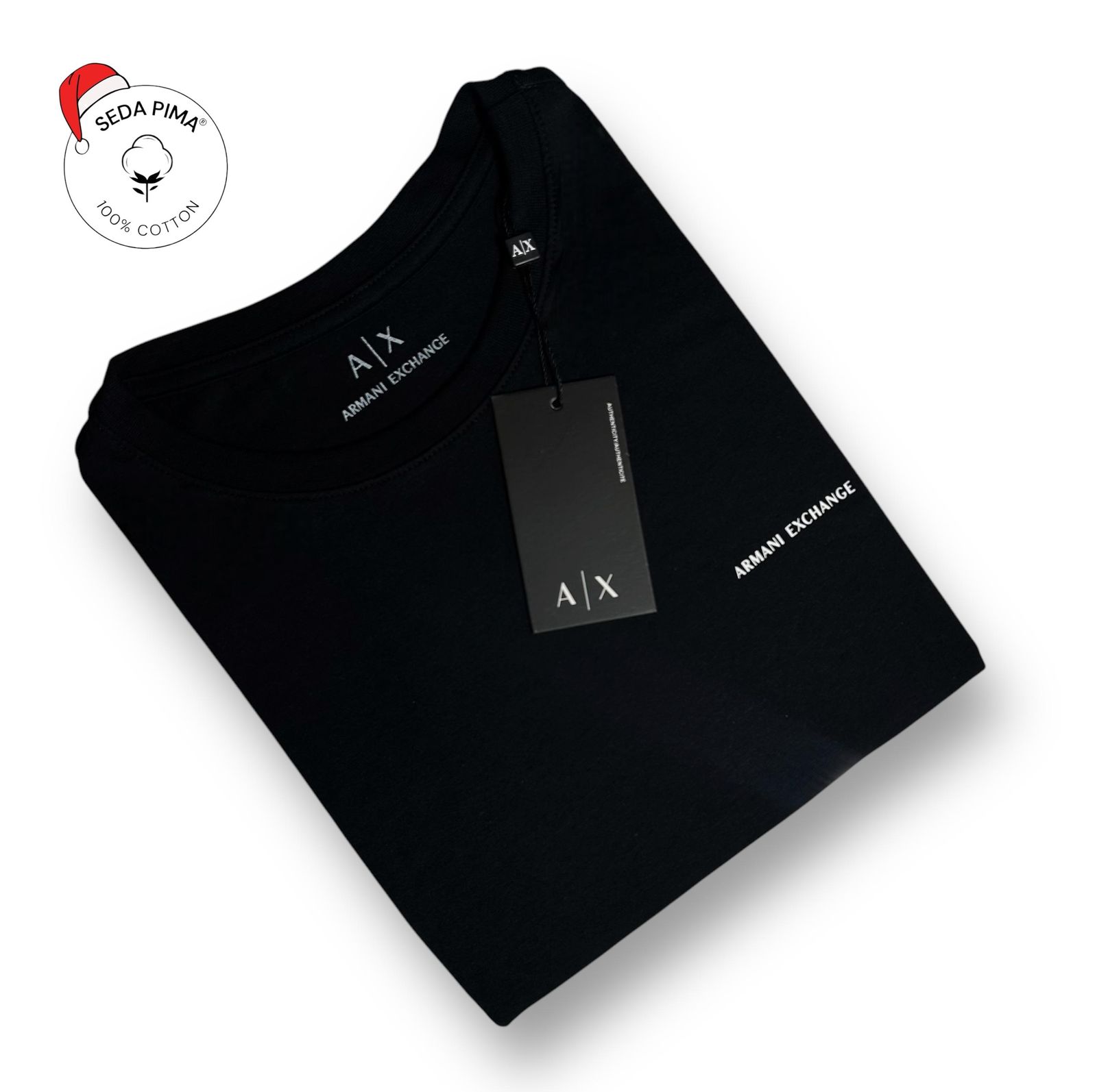 camiseta armani preta tamanho P